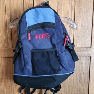 Roots Navy and Black Men's Backpack